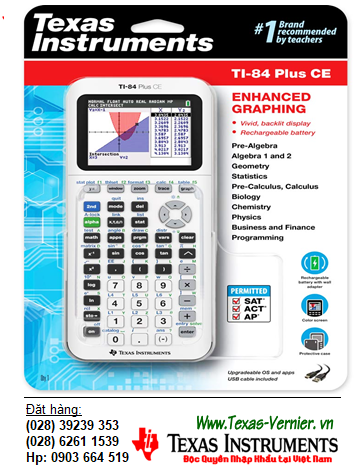 Texas Instruments Ti-84Plus CE, Máy tính khoa học Lập trình Vẽ Đồ Thị Texas Instruments Ti-84Plus CE chính hãng |MẪU MỚI